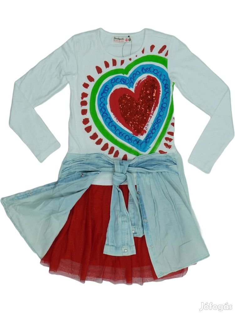Desigual Új (címkés) Lány Ruha (Méret: 104)