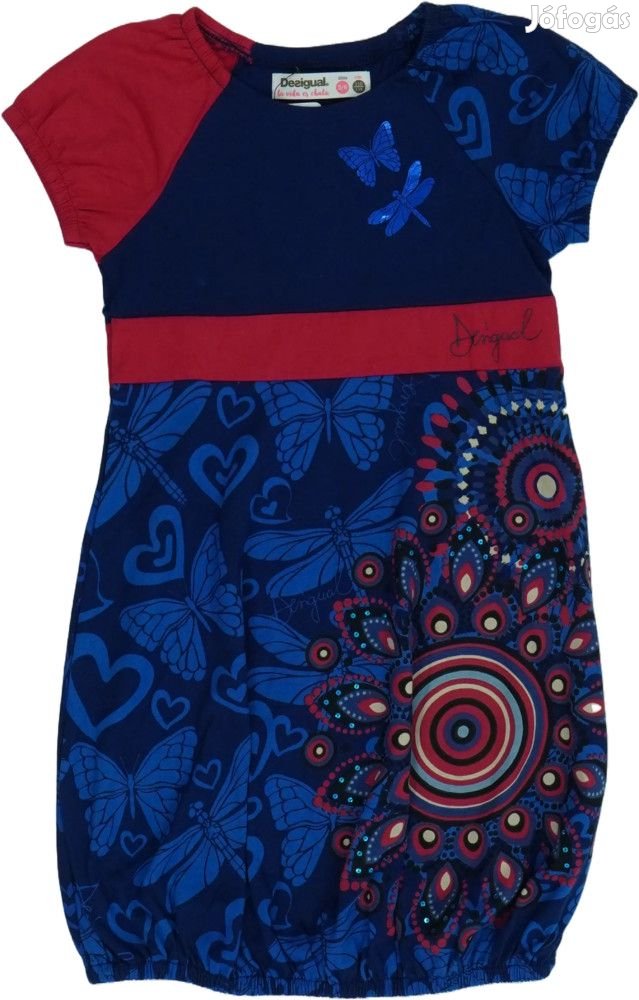 Desigual Új (címkés) Lány Ruha (Méret: 116)