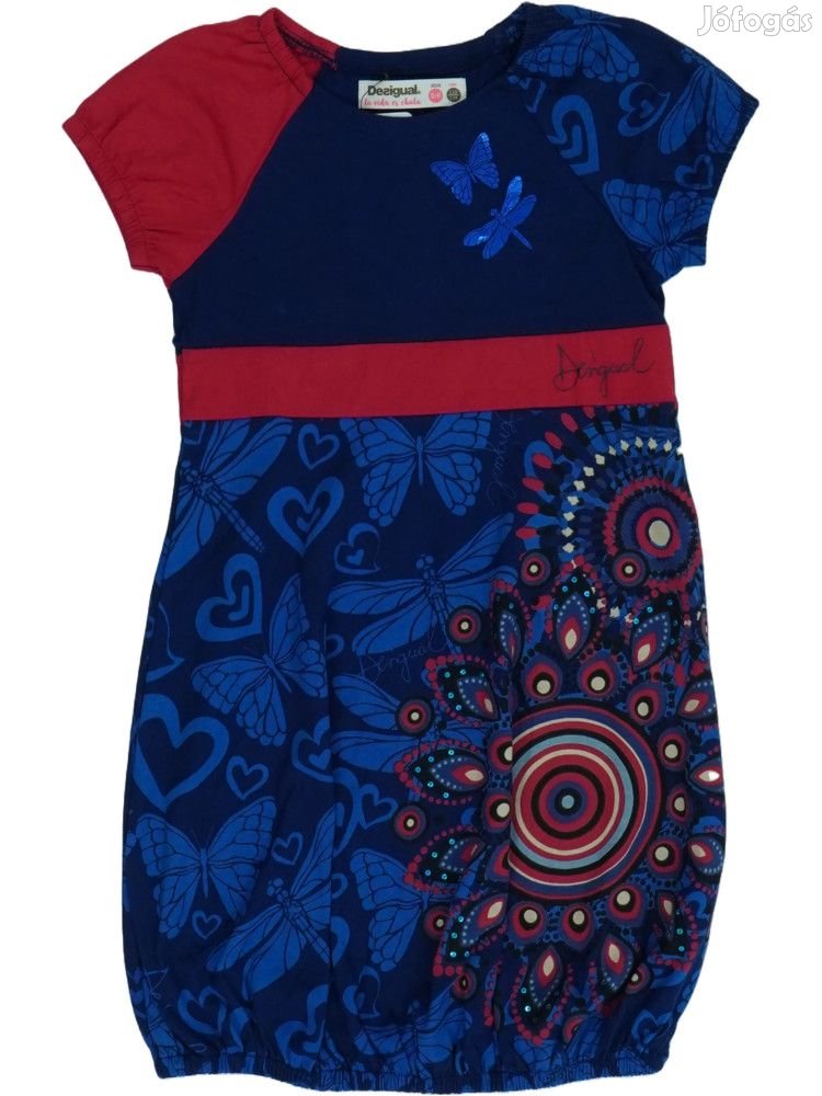 Desigual Új (címkés) Lány Ruha (Méret: 116)