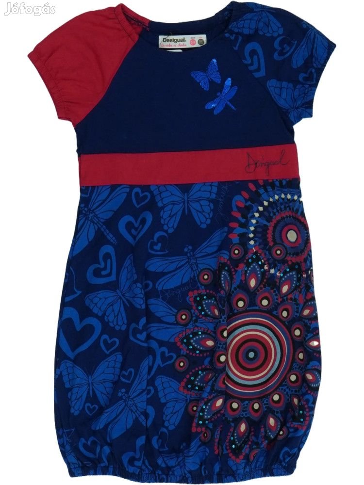 Desigual Új (címkés) Lány Ruha (Méret: 116)