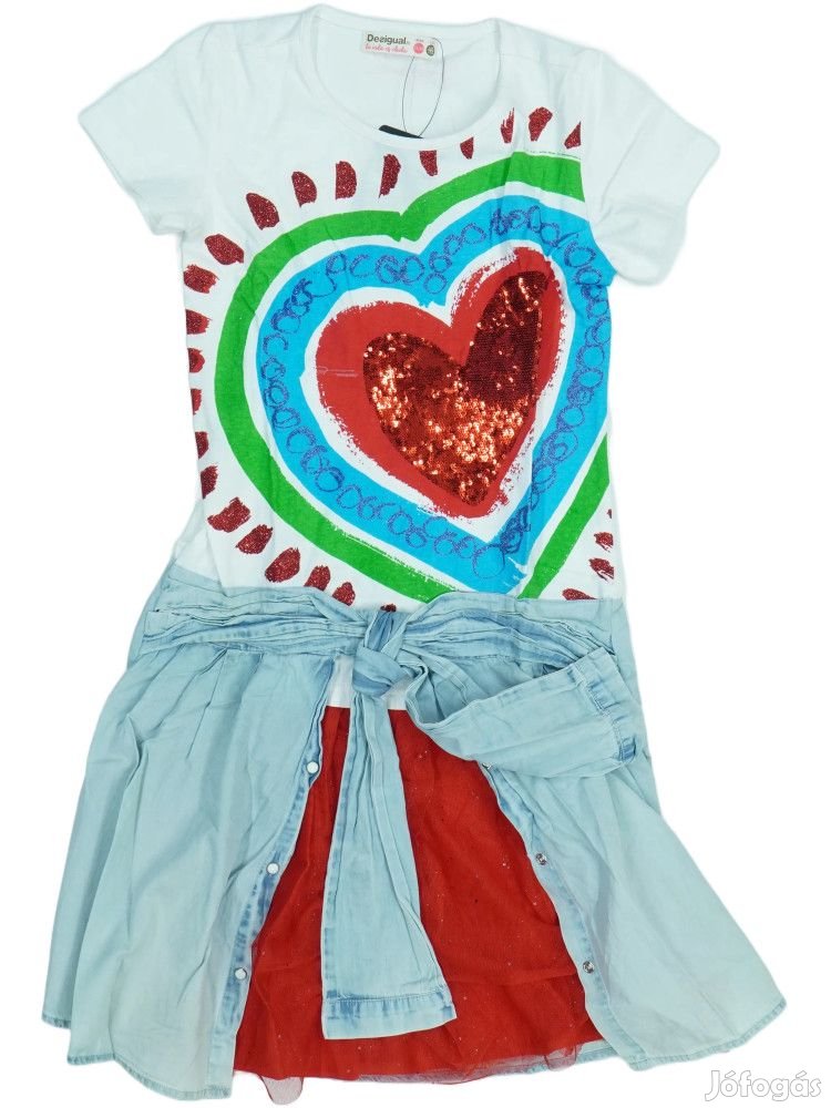 Desigual Új címkés Lány Ruha Méret 152