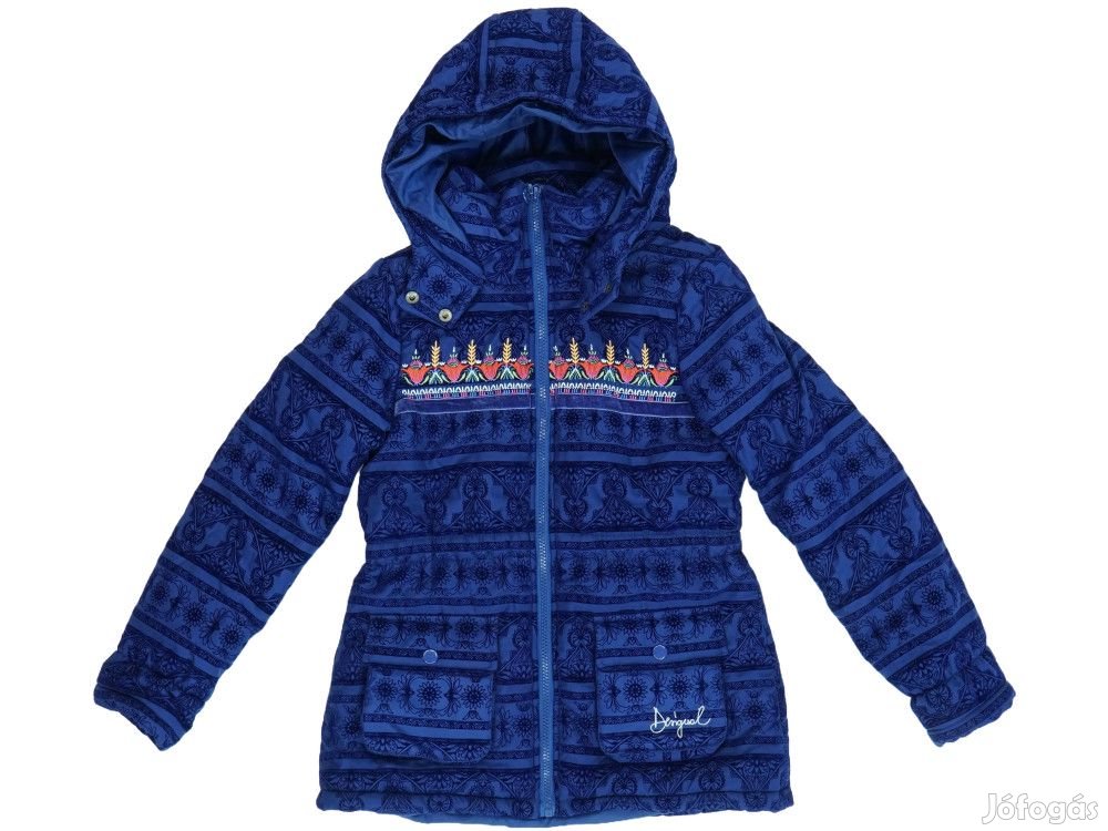 Desigual Új (címkés) Lány Télikabát (Méret: 104)