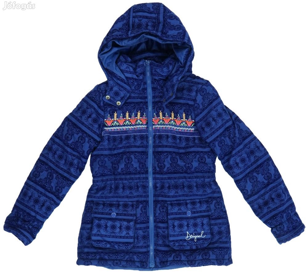 Desigual Új (címkés) Lány Télikabát (Méret: 128)