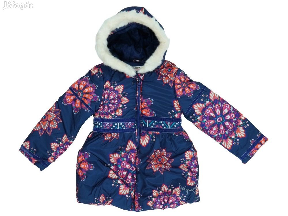 Desigual Új (címkés) Lány Télikabát (Méret: 128)