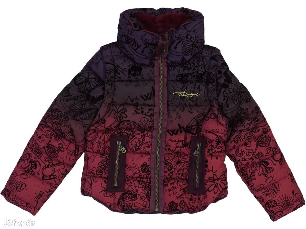 Desigual Új (címkés) Lány Télikabát (Méret: 128)