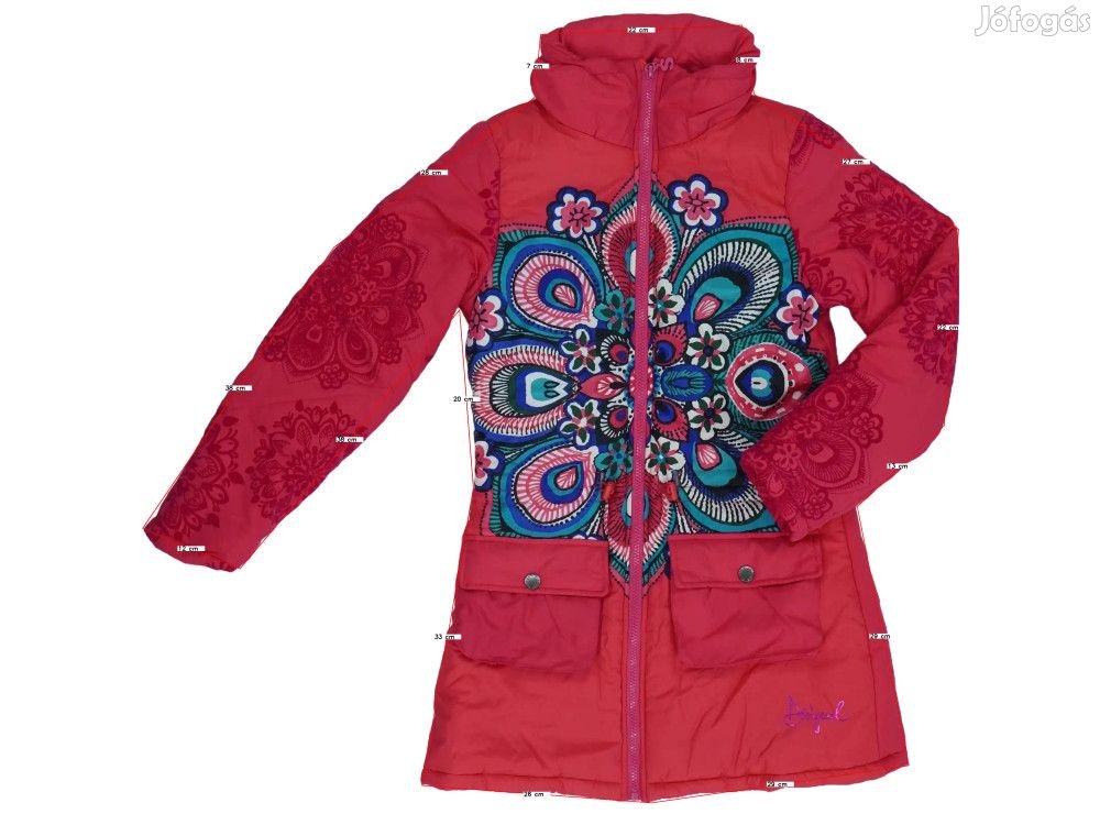 Desigual Új (címkés) Lány Télikabát (Méret: 164)