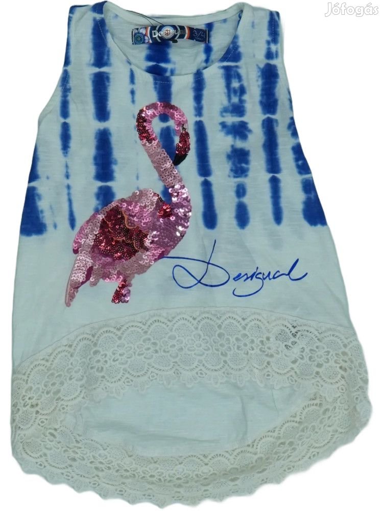 Desigual Új (címkés) Lány Tunika (Méret: 104)