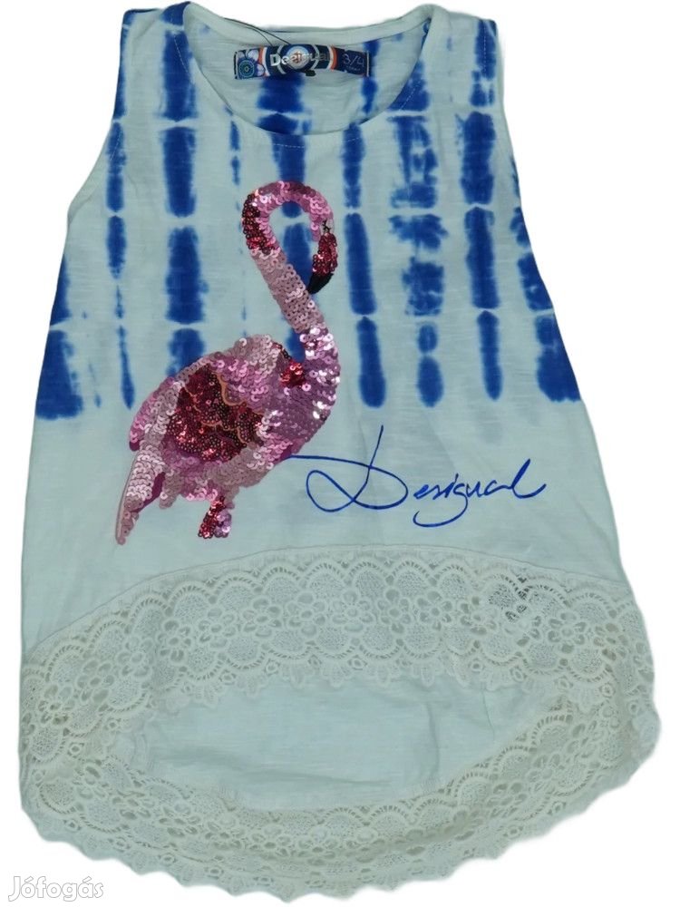 Desigual Új (címkés) Lány Tunika (Méret: 104)