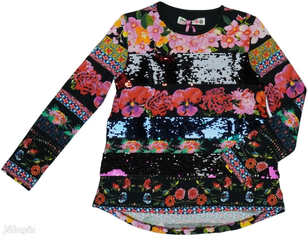 Desigual Új (címkés) Lány Tunika (Méret: 128)
