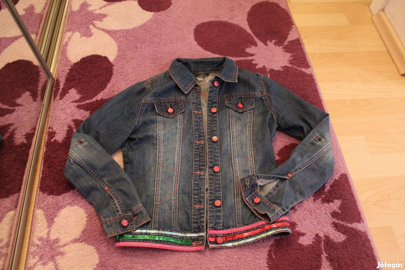 Desigual farmerdzseki 13/14 eves, felnott s, mellb: 43cm