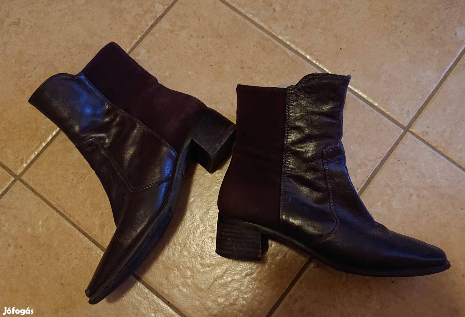 Deska 36-os bőr bokacsizma