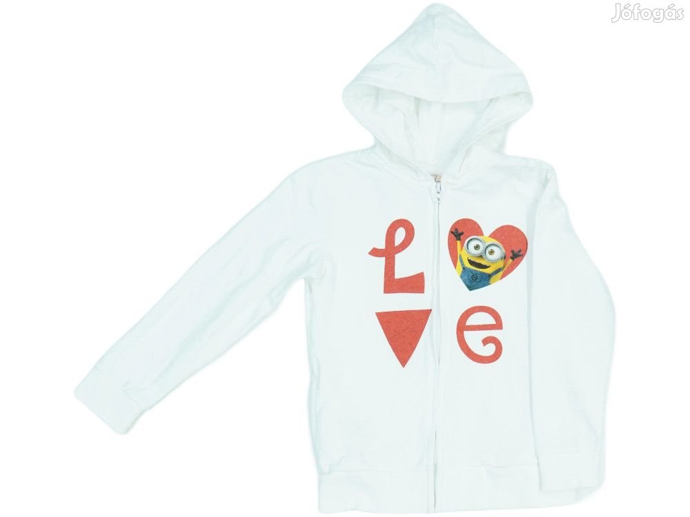 Despicable Me Új címkés Lány Kapucnis pulóver Méret 134