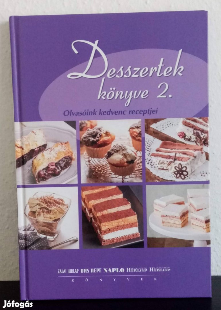 Desszertek Könyve 2. (Olvasóink kedvenc receptjei) c. könyv eladó 