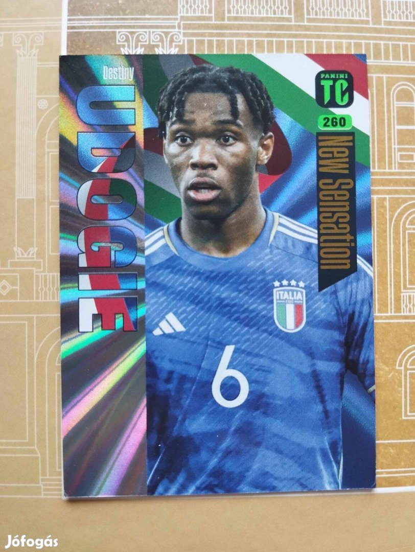 Destiny Udogie (Olaszország) New Sensation Top Class 2024 focis kártya