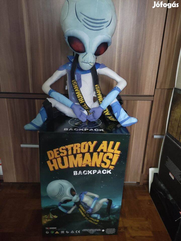 Destroy All Humans Crypto-137 plüssfigura-hátizsák