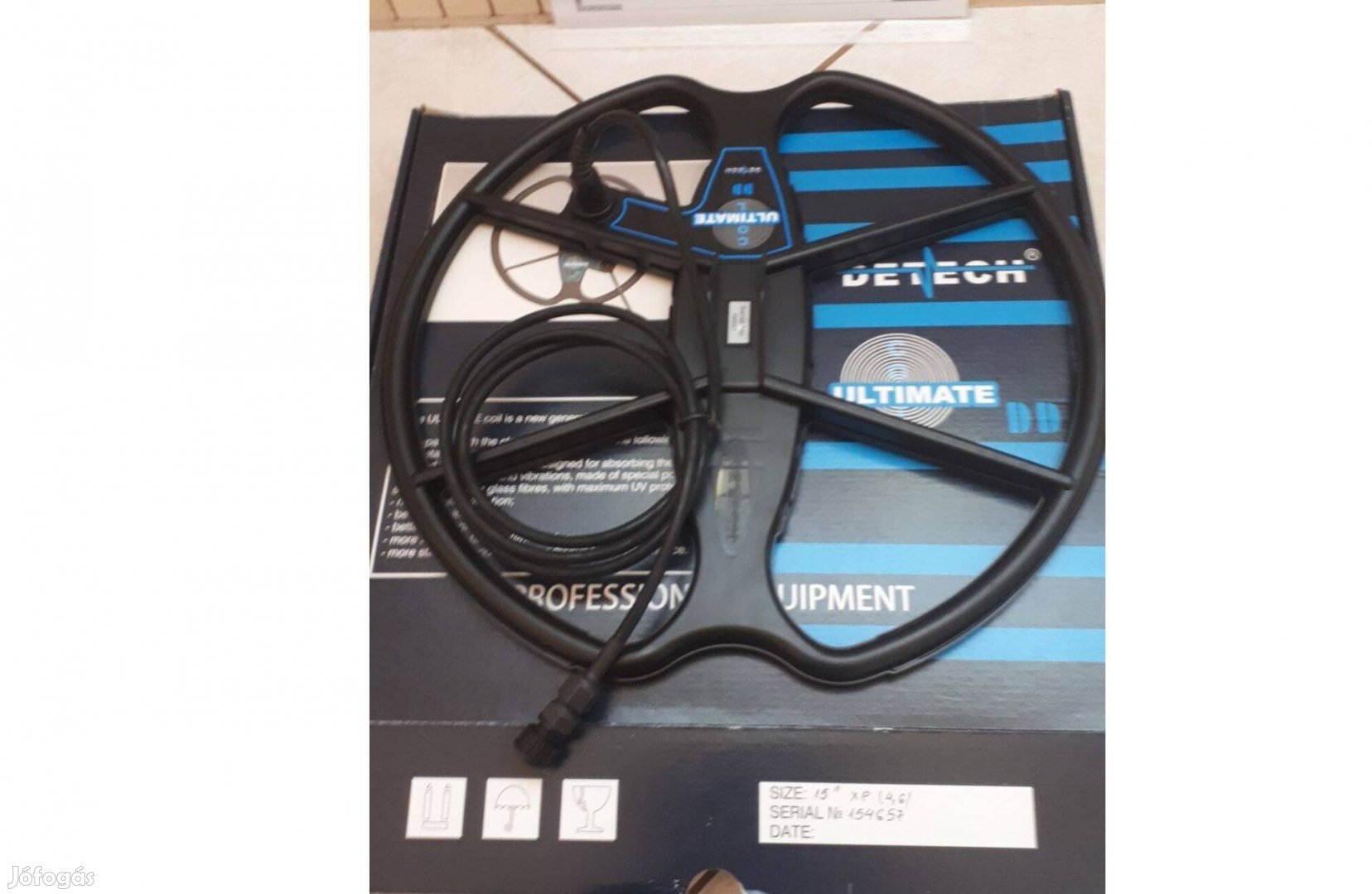 Detech Ultimate 15" tekercs XP G Max fémkeresőhöz eladó