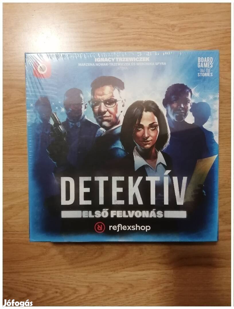 Detektív első felvonás bontatlan társasjáték 