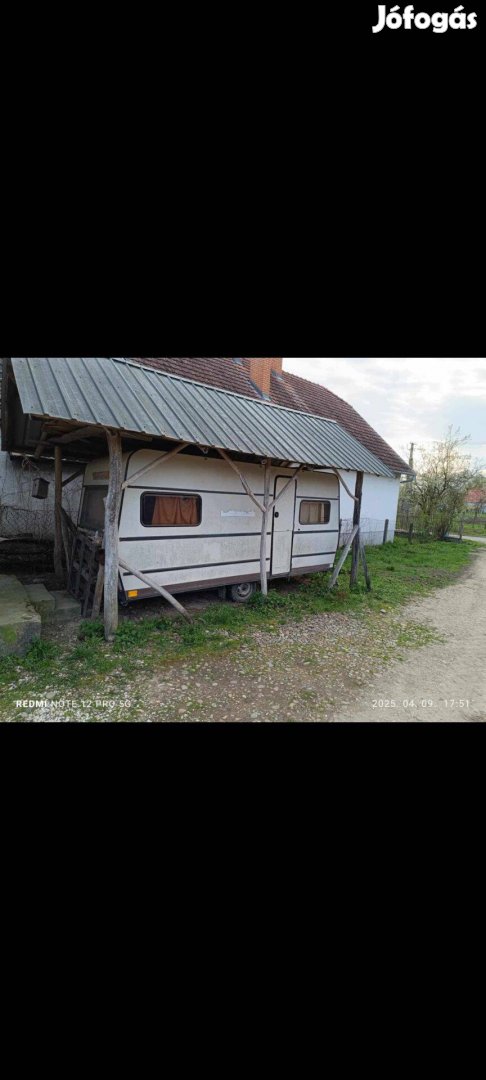 Dethleffs 480 lakokocsi magyar papiros, elosatorral, akar szallitva is