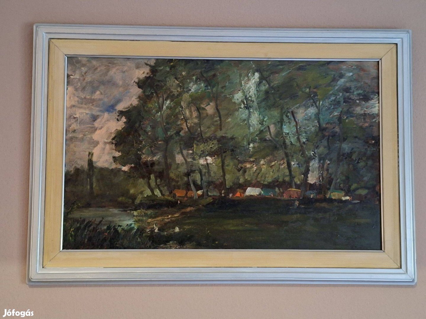 Detrői Ernő Tábor című képe 60x80cm, olaj, farost