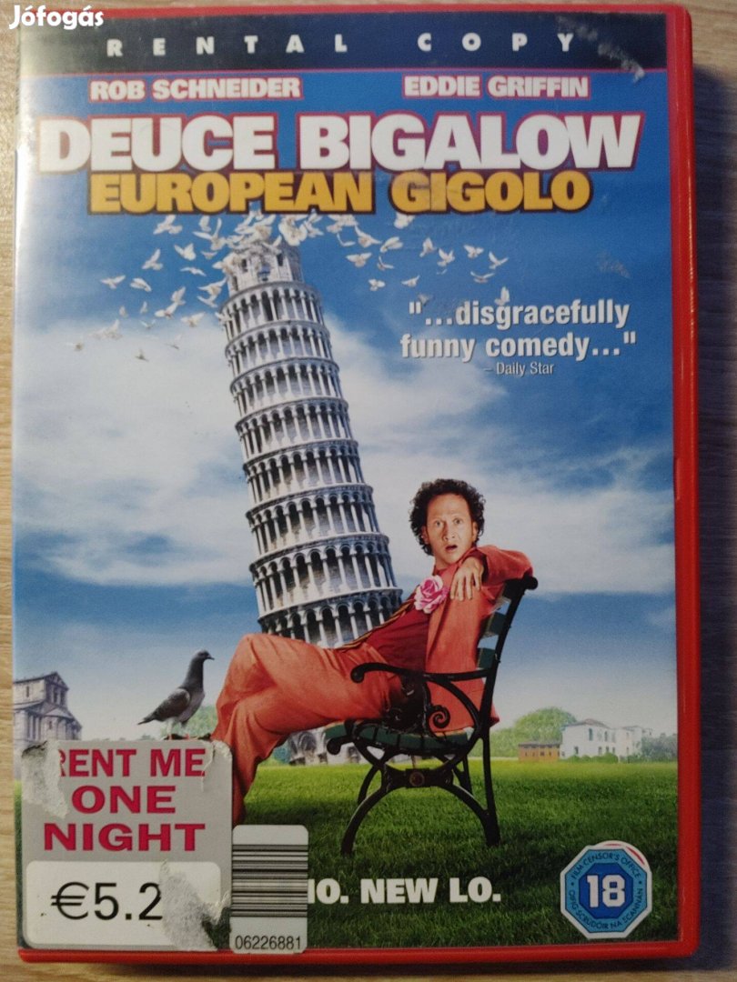 Deuce Bigalow Europen Gigoló DVD film angol nyelvű