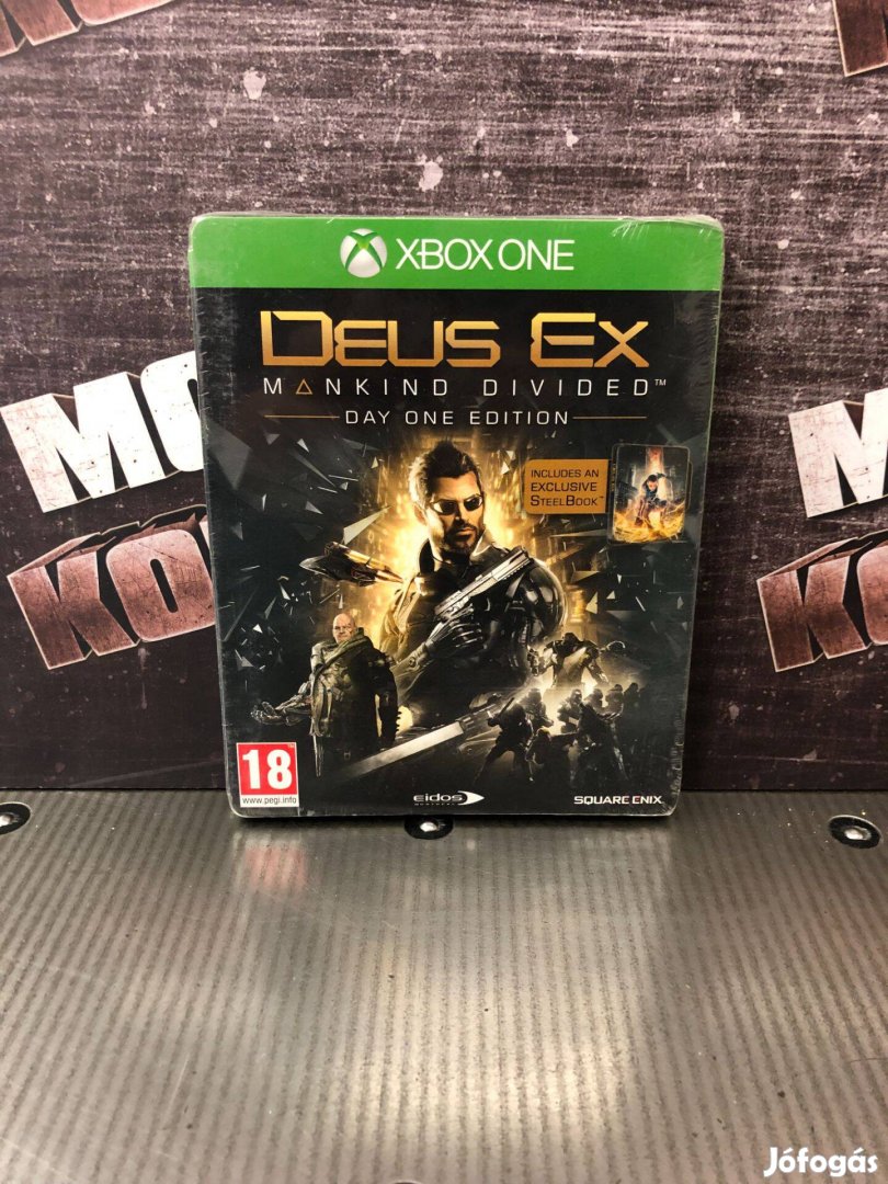 Deus Ex Day One Edition Fémdobozos Vadiúj,Bontatlan Xbox One