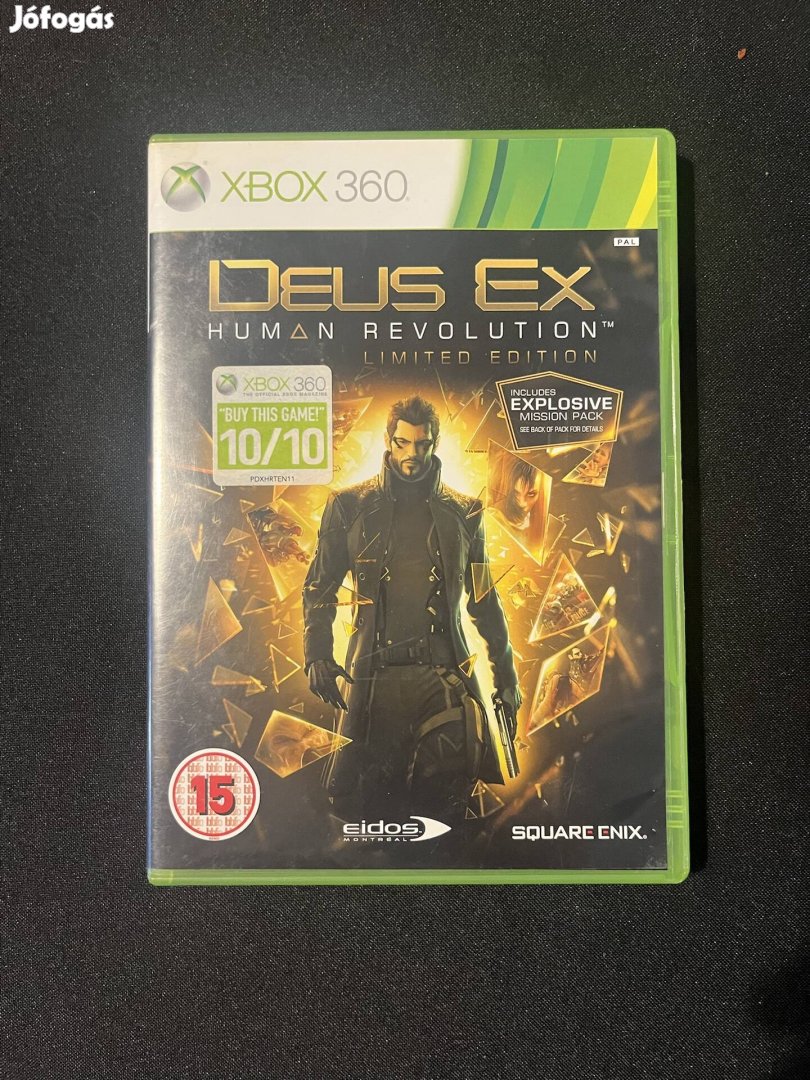 Deus Ex Human Revolution Limited Edition - Xbox 360 játék