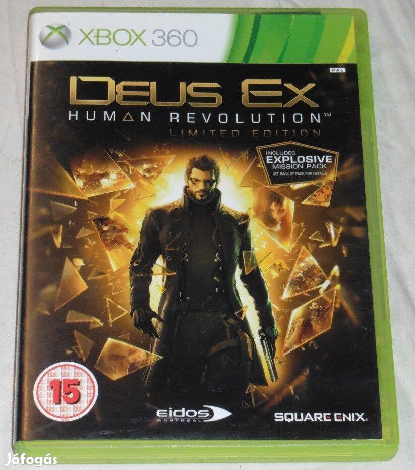 Deus Ex - Human Revolution Gyári Xbox 360, Xbox ONE, Series X Játék