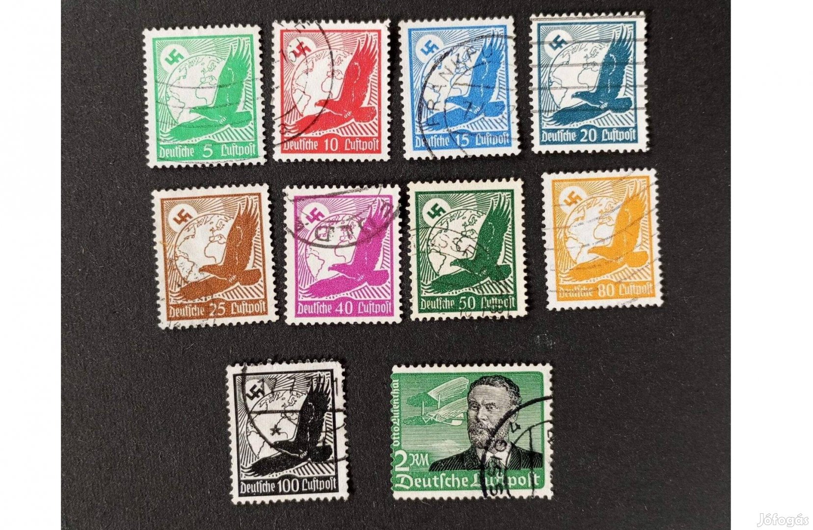 Deutsches Reich 1934 Légiposta Bélyeg sor Német Birodalom 1934 Airmail