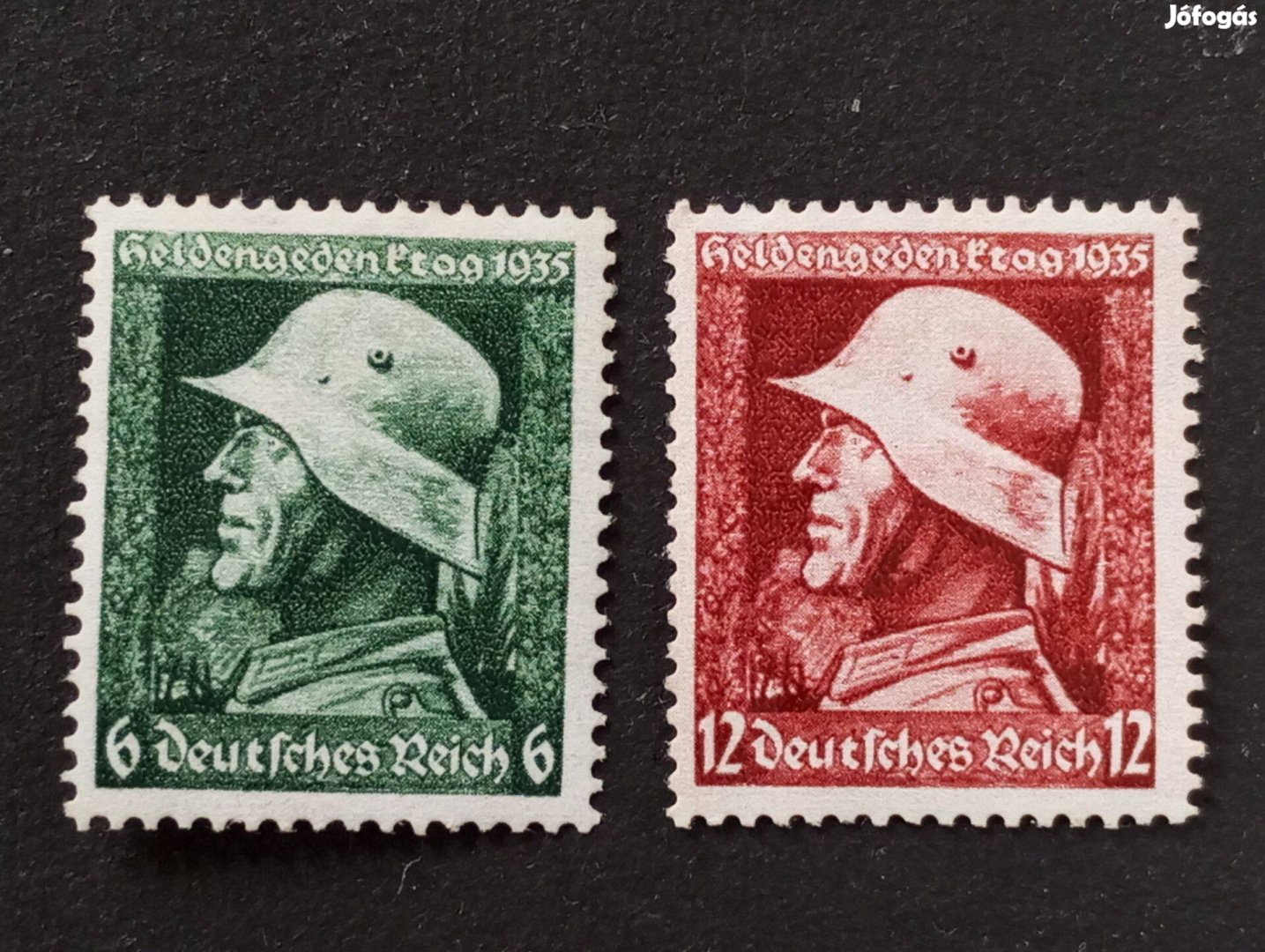 Deutsches Reich 1935. a hősök emléknapja Komplett bélyegsor