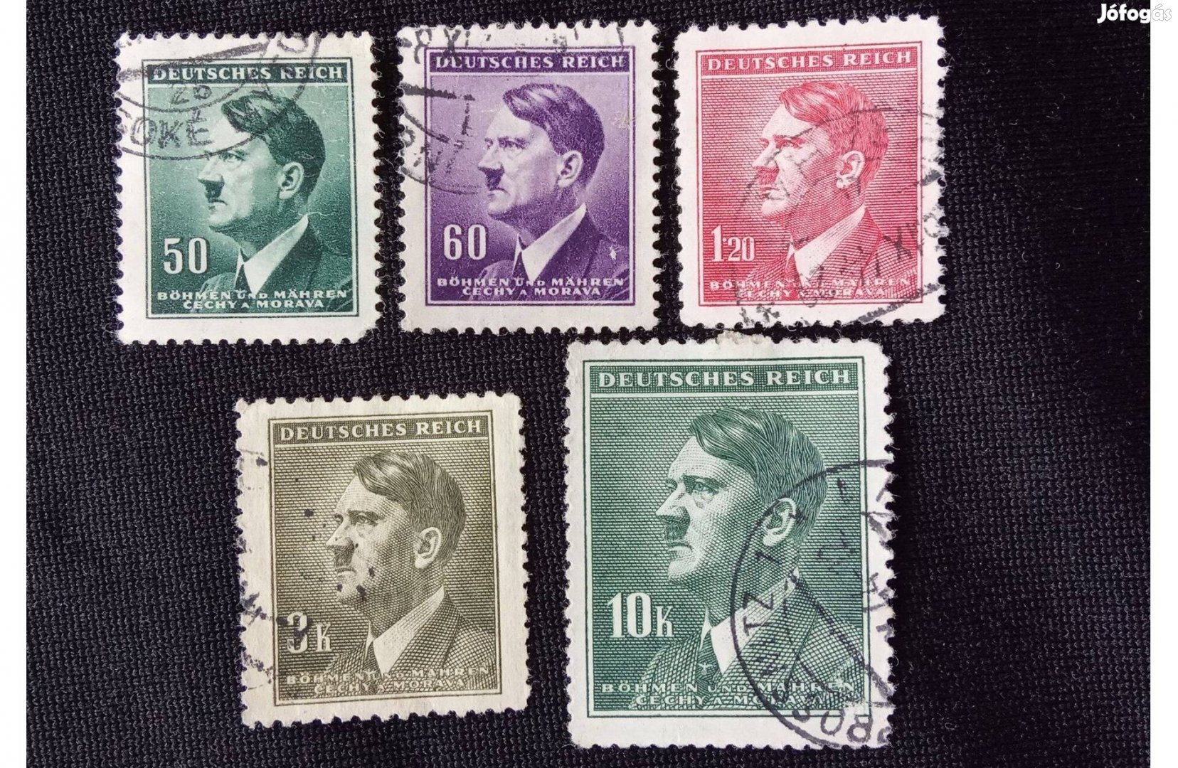 Deutsches Reich 1942 Adolf Hitler, 1889-1945 Cseh-és Morvaország
