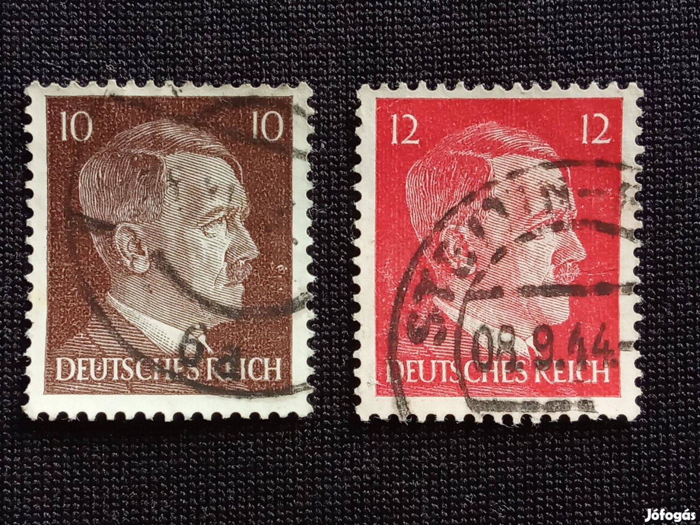 Deutsches Reich 1942 Mi.826-827 Könyvnyomat sor