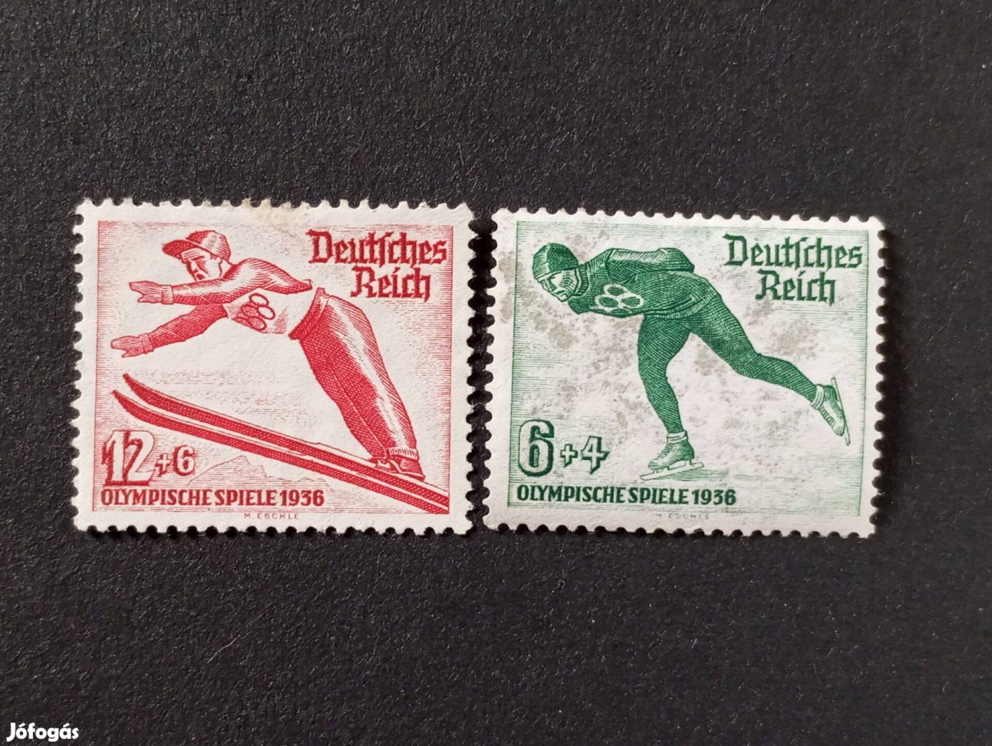 Deutsches Reich bélyegsor 1935. évi téli olimpiai játékok záróérték hi