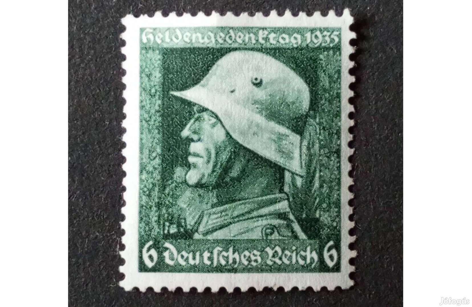 Deutsches Reich postatiszta bélyeg 1935. a hősök emléknapja 6Pfg