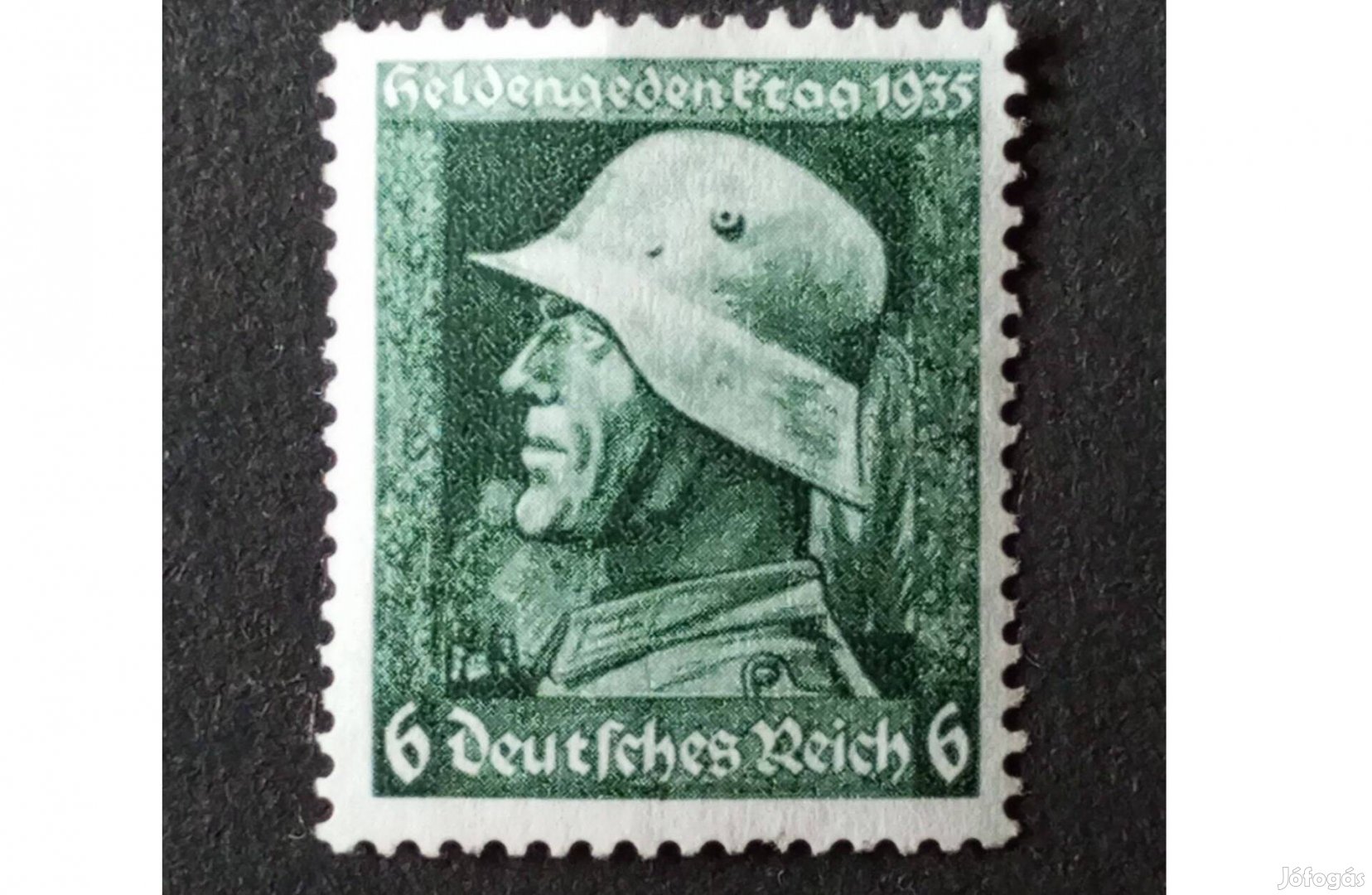 Deutsches Reich postatiszta bélyeg 1935. a hősök emléknapja 6Pfg. 1935