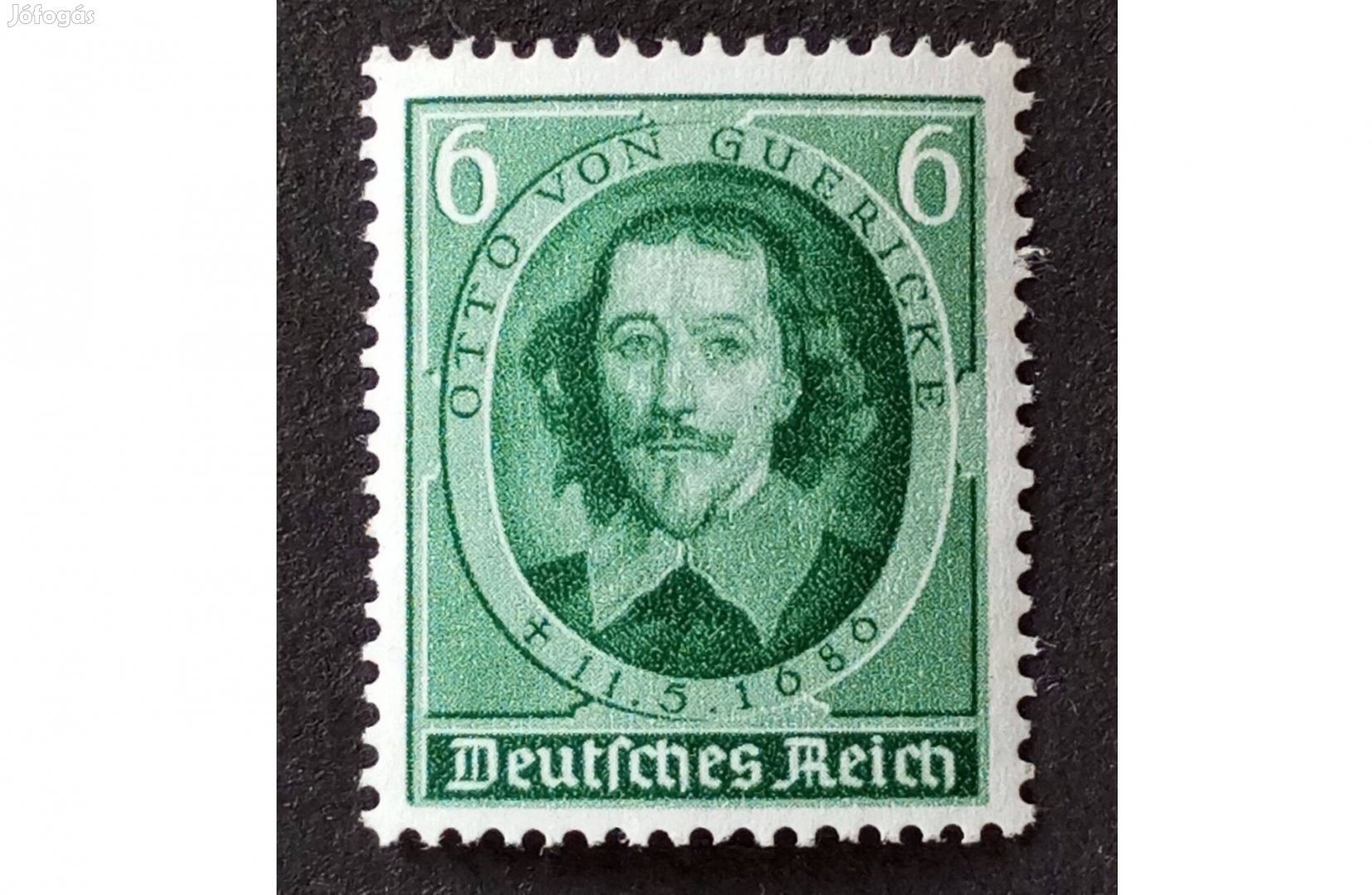 Deutsches Reich postatiszta bélyeg 1936 Otto von Guericke Mi.608