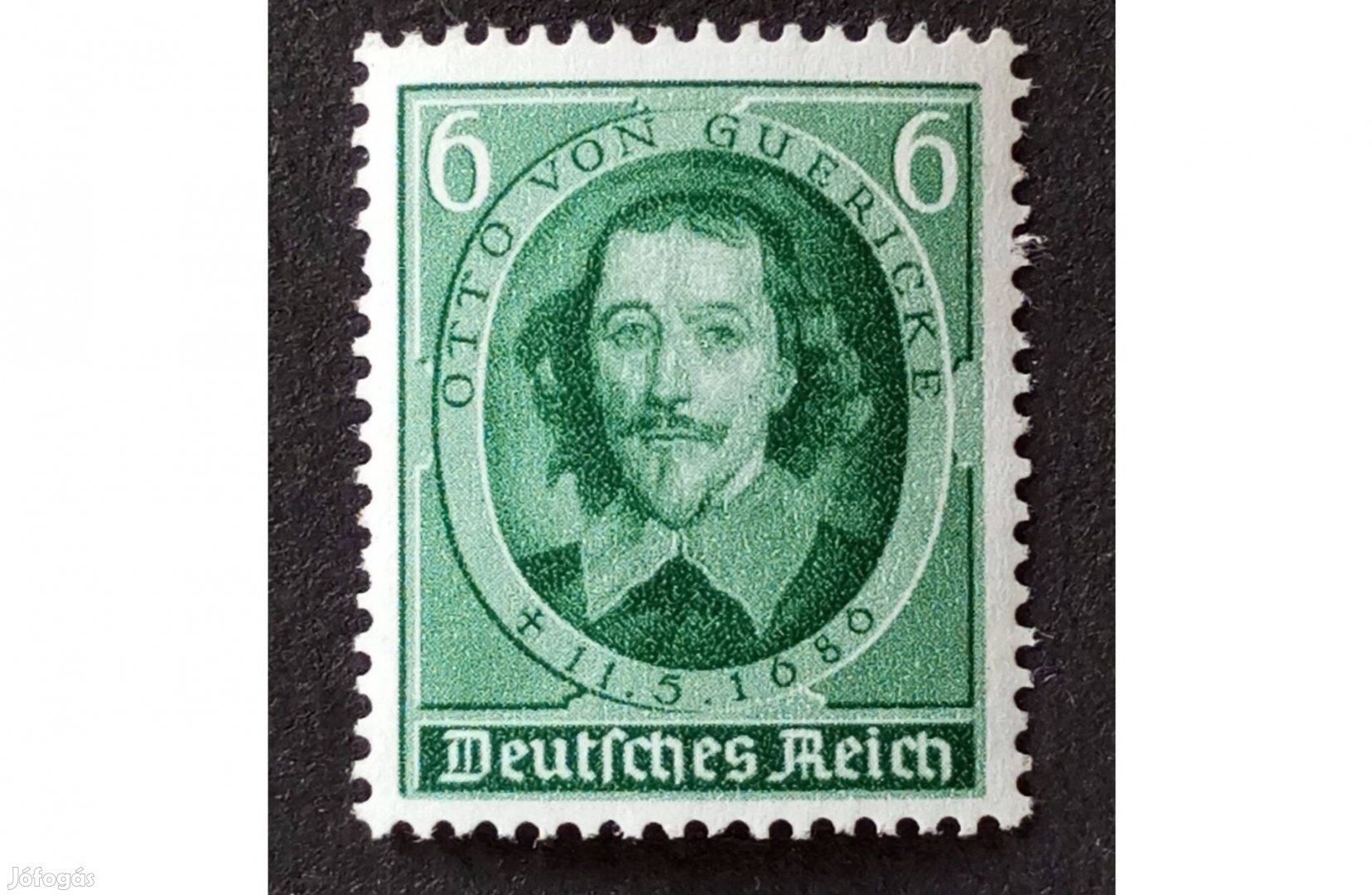 Deutsches Reich postatiszta bélyeg 1936 Otto von Guericke Mi.608