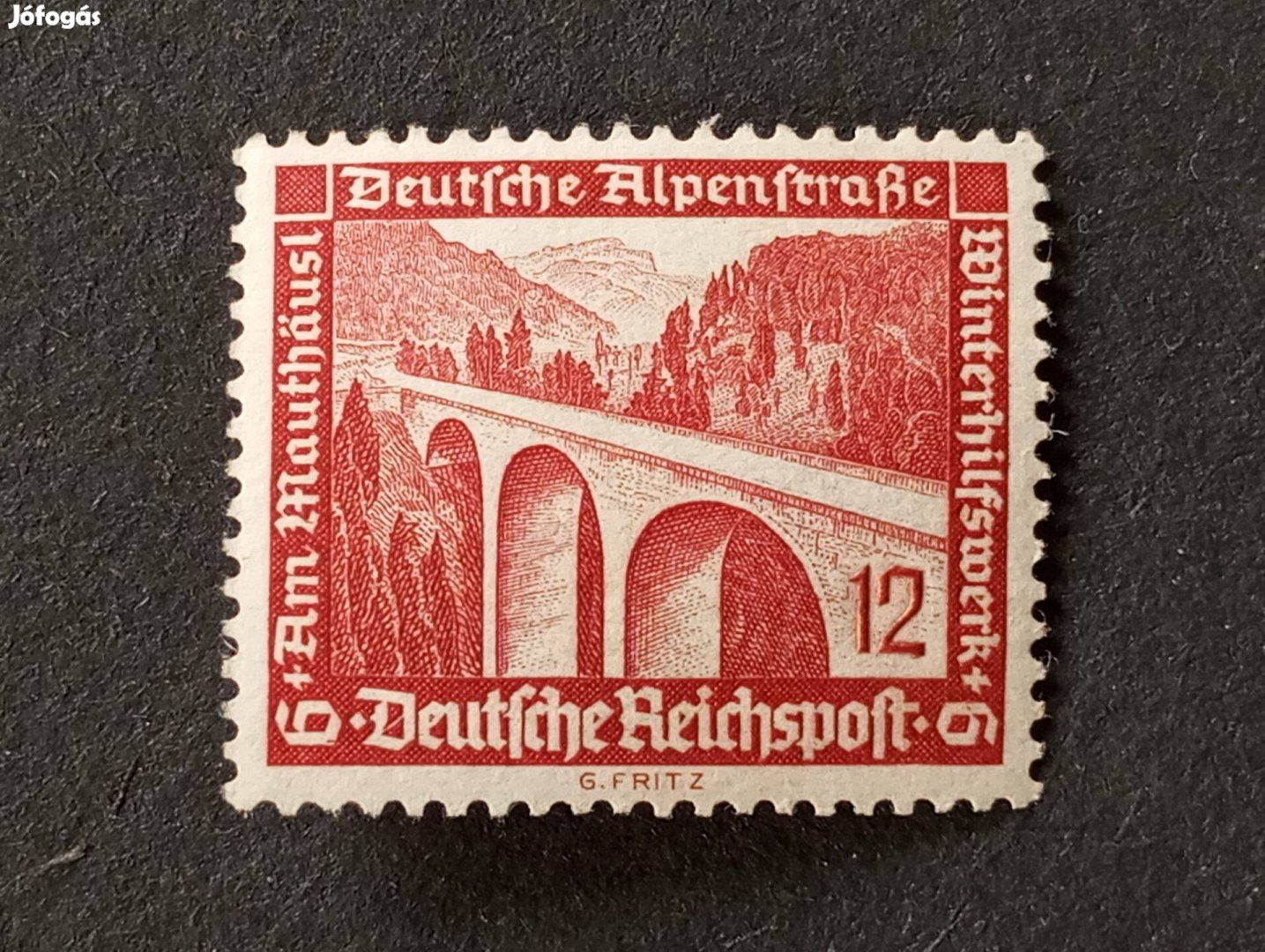 Deutsches Reich postatiszta bélyeg 1936-os jótékonysági bélyegek