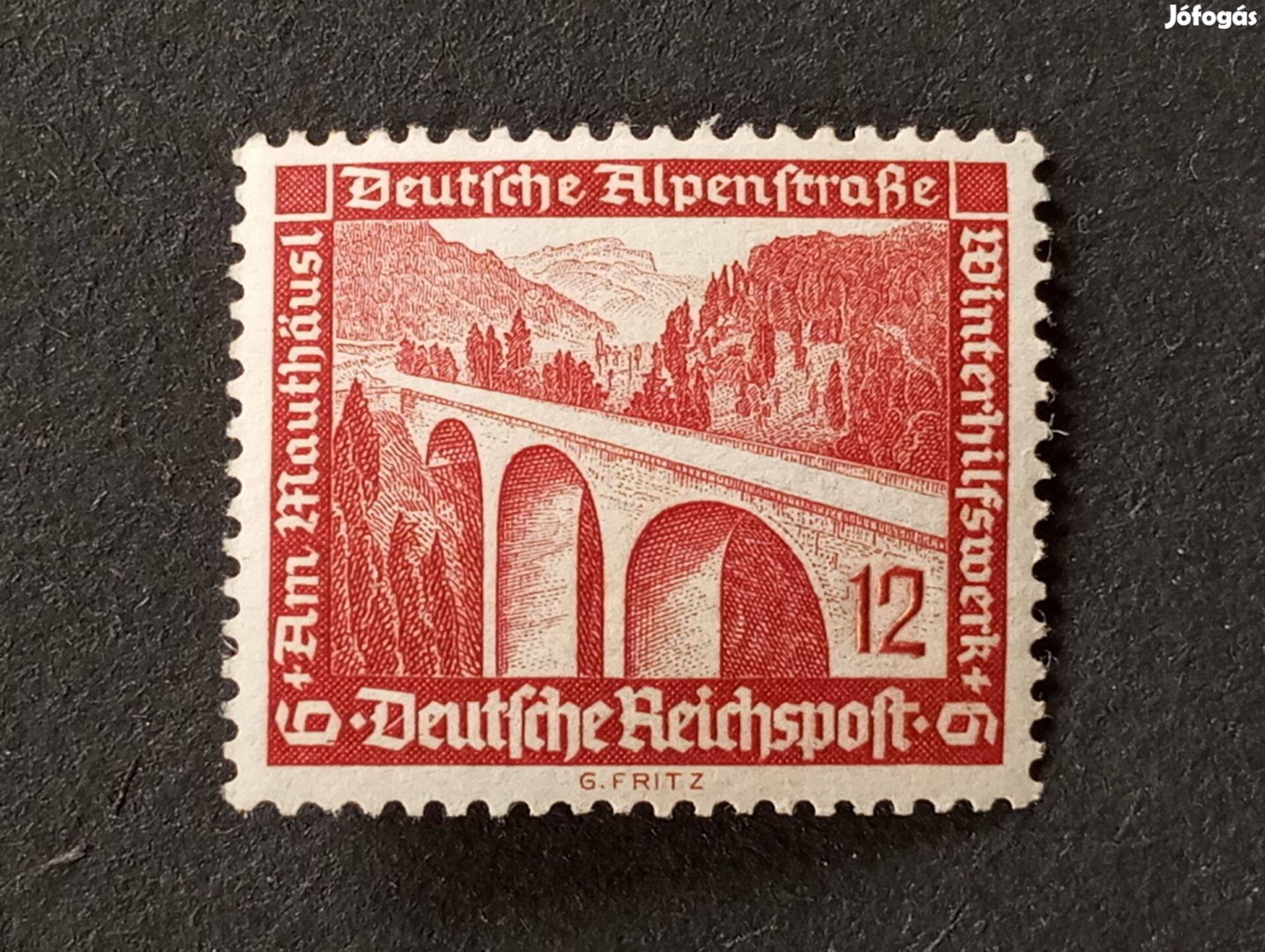 Deutsches Reich postatiszta bélyeg 1936-os jótékonysági bélyegek