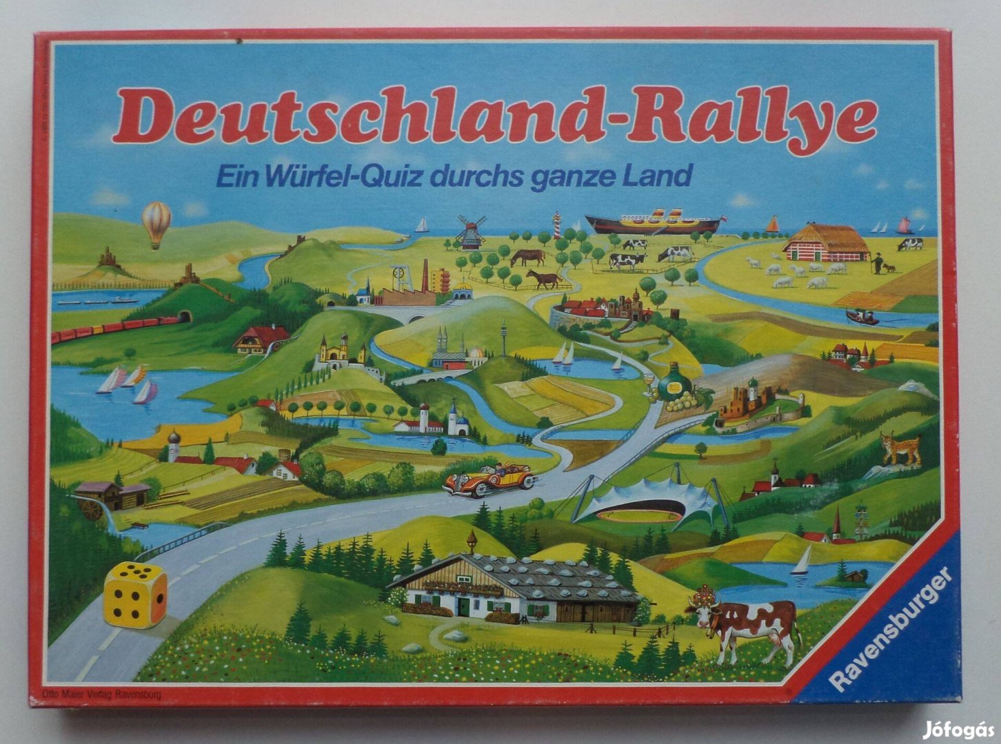 Deutschland-Rallye /társasjáték, Német nyelvű/