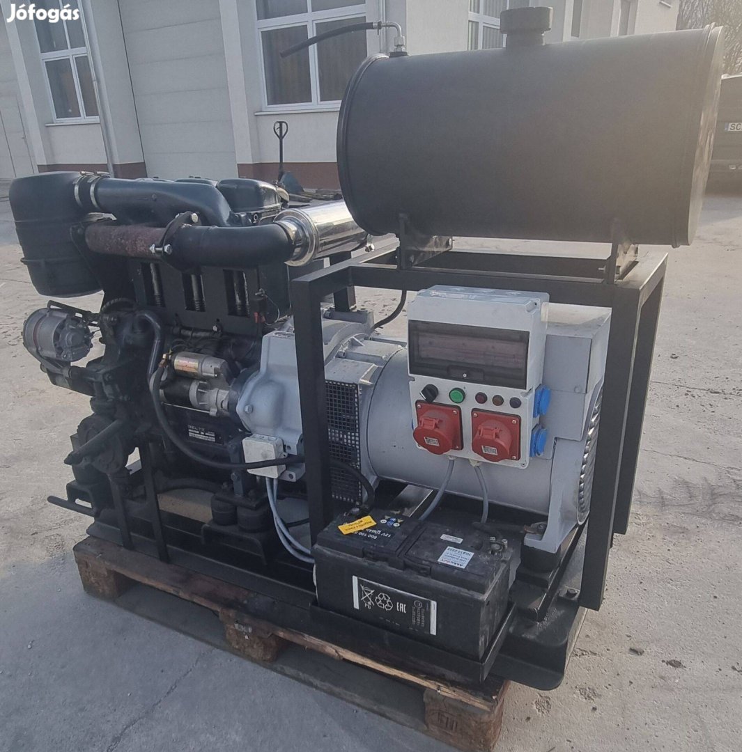 Deutz 3 hengeres áramfejlesztő aggregátor 25 kva 20 kW 380 V