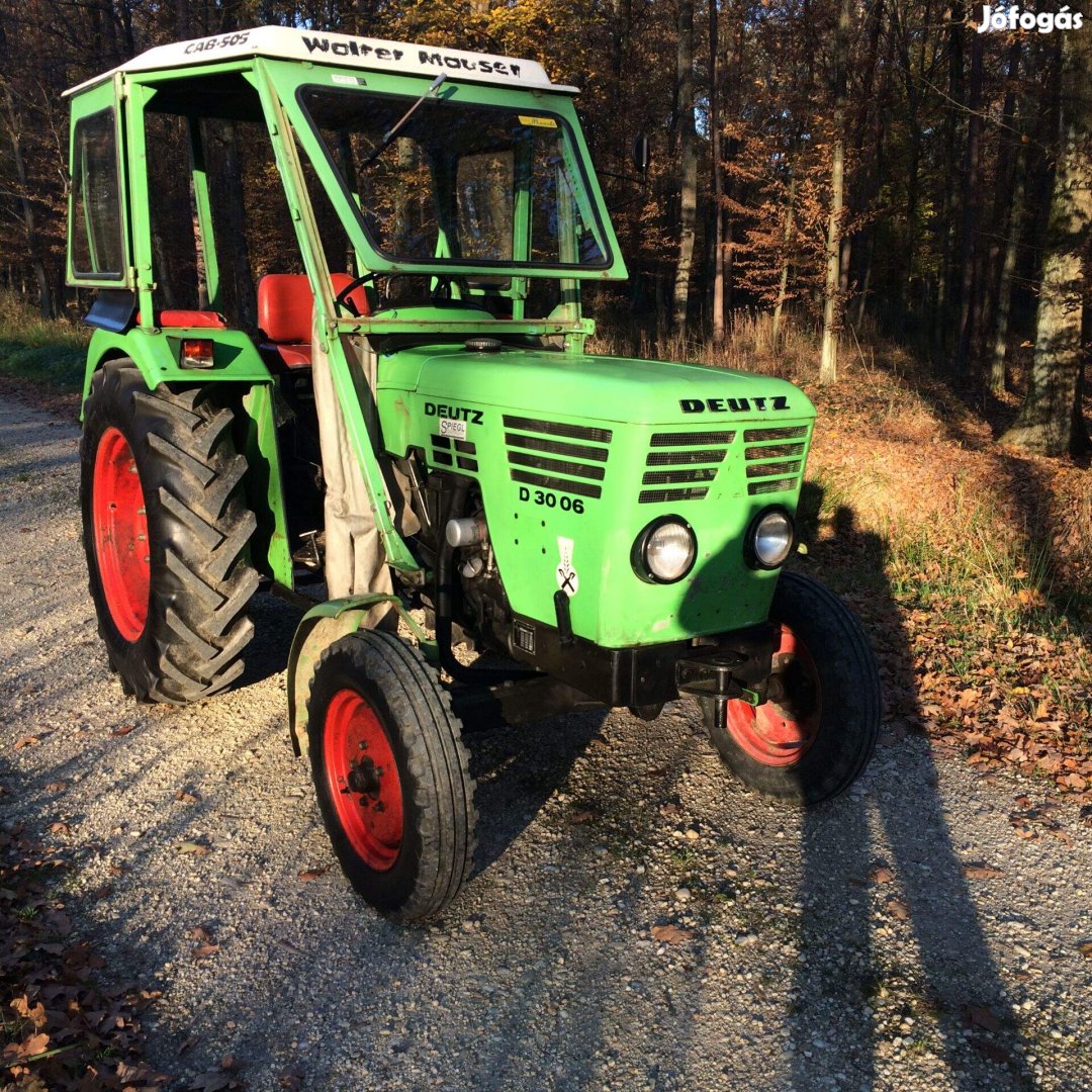 Deutz D 3006 -os kistraktor