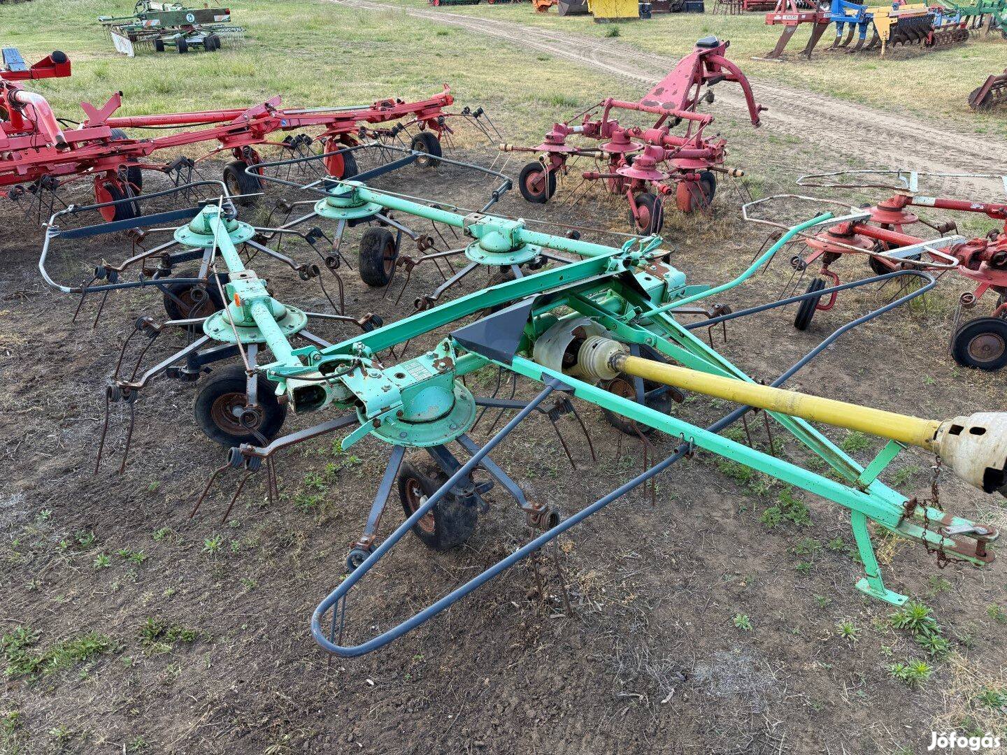 Deutz-Fahr 6 rotoros rendterítő, rendkezelő Kuhn, Claas, Krone, Fella