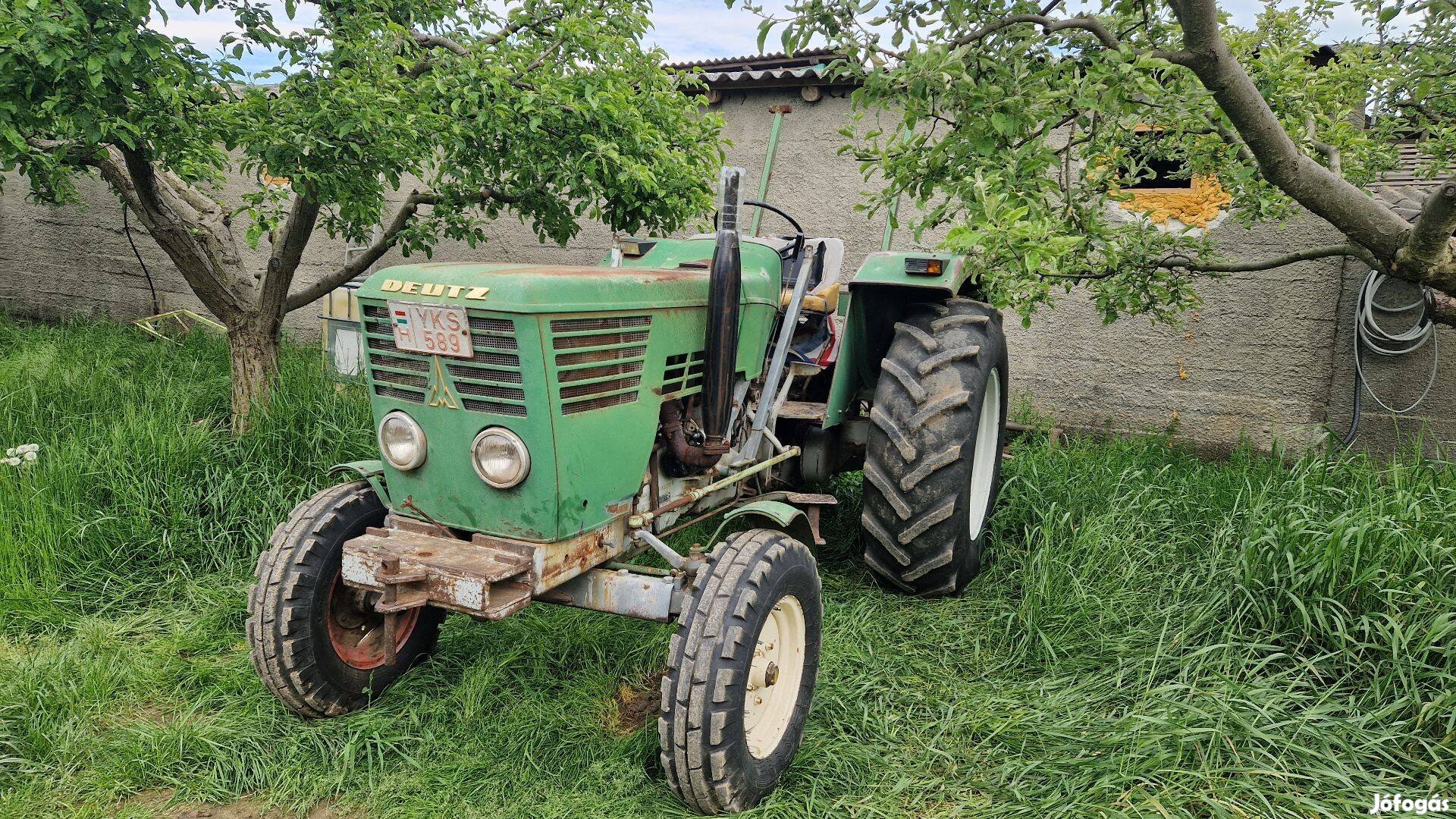 Deutz Fahr D60 06 & Aardenburg Alpha M 1800 Grizzly