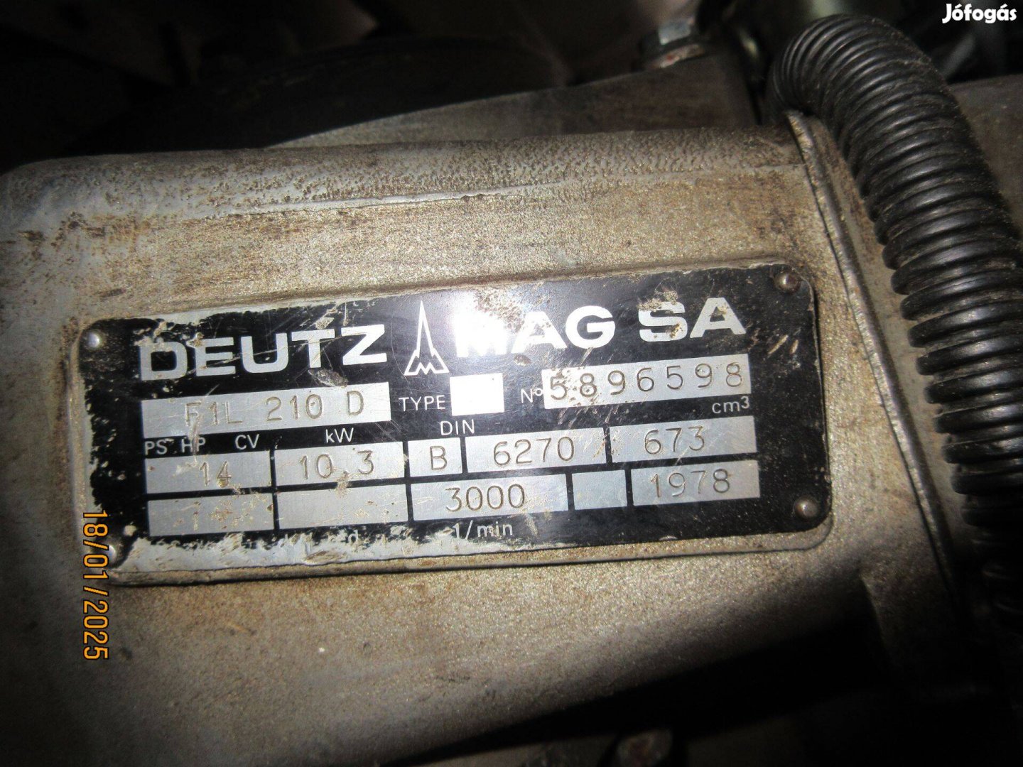 Deutz mag F1l 210 D stabil motor