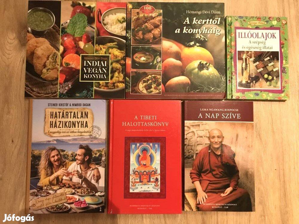 Dévi Dászi és Steiner Kristóf vegán szakácskönyv, Buddhista könyvek