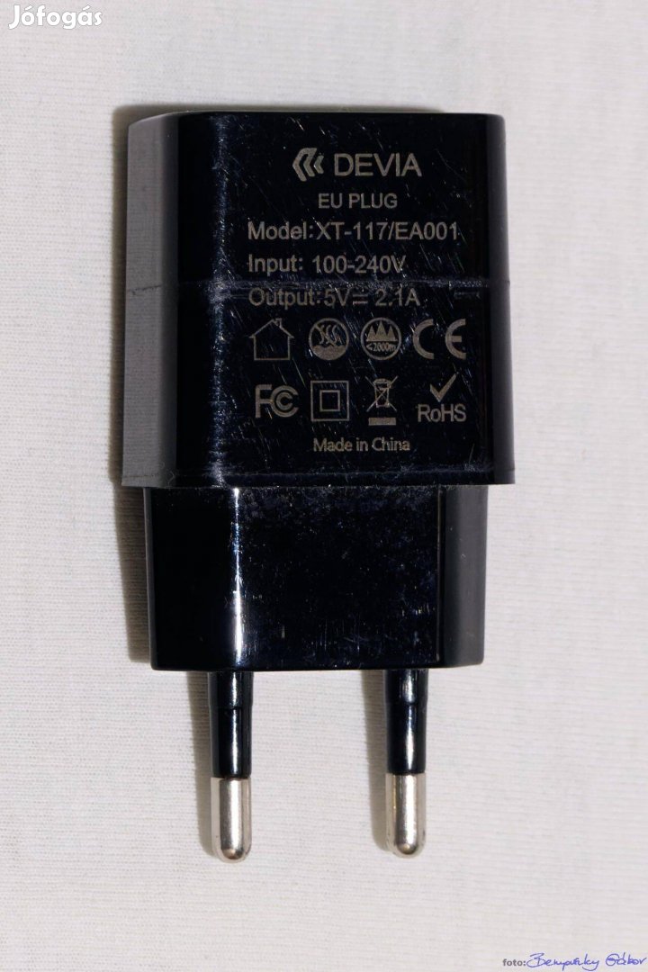 Devia XT-117EA001 adapter hálózati töltő USB, eladó
