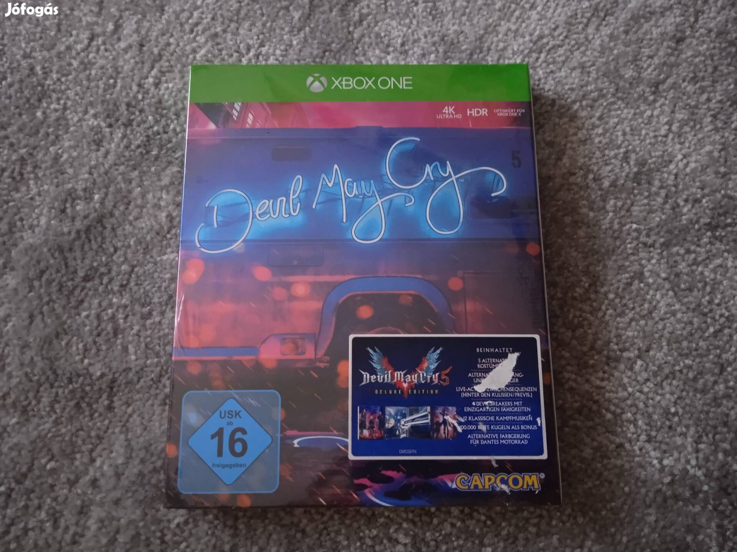 Devil May Cry 5 Deluxe Edition Xbox One limited collector's új