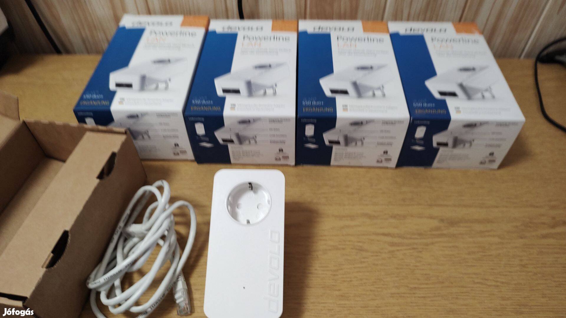Devolo Powerline Lan adapter internet elosztó 4db egység egyben