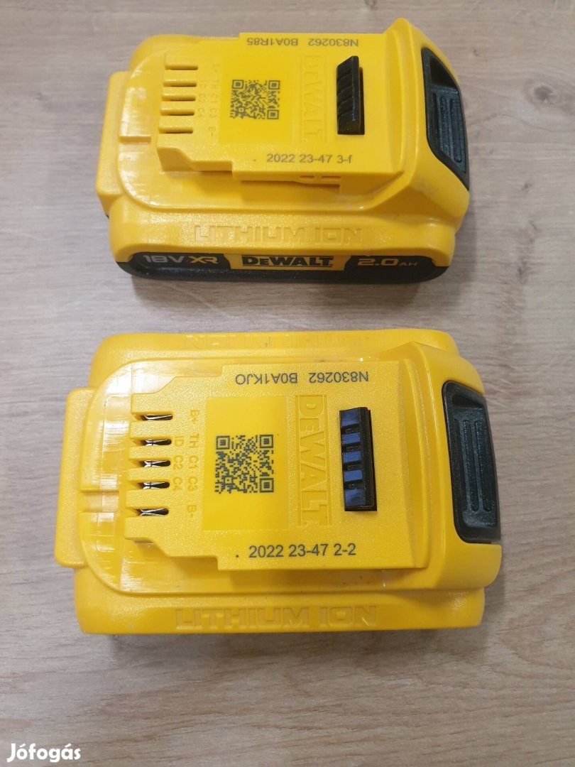 Dewalt 18V 2Ah akkumulátor 2db