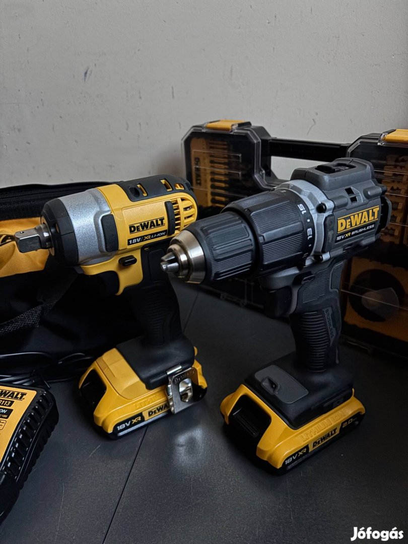 Dewalt 18V-os csavarozó szett